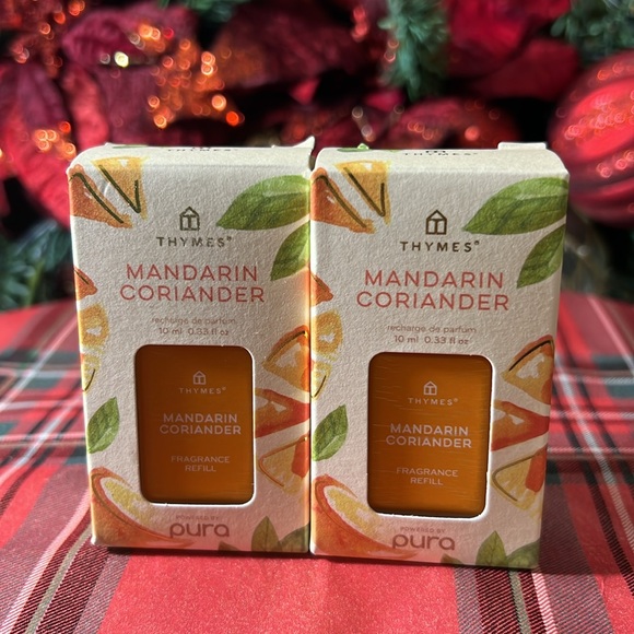 Thymes Mandarin Coriander Pura Smart Home Plug-in Diffuser Refills - Pack of 2 - Picture 7 of 12